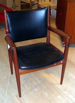 Lot image - Pair of Teak Armchairs