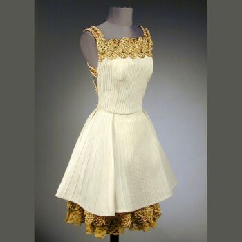 Lot image - Versace Jeweled Strap Cocktail Dress