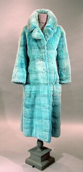 Lot image - Maximilian Turquoise Mink Coat