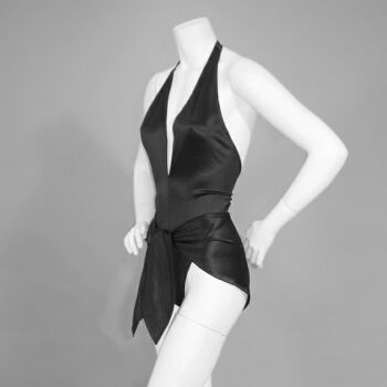 Lot image - Halston Wrap Bathing Suit Savage