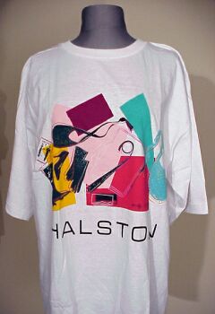 Lot image - Halston/Warhol `Fame In Fashion T-Shirt