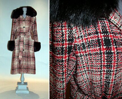 Lot image - Roberto Capucci Tweed and Fox Coat