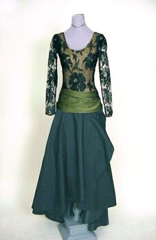 Lot image - Lanvin Dropped Waist Evening Gown