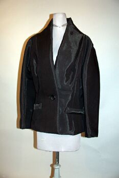 Lot image - Issey Miyake Black Evening Jacket