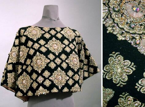 Lot image - Elizabeth Arden Jeweled Evening Jacket
