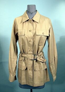 Lot image - Saint Laurent Rive Gauche Safari Jacket