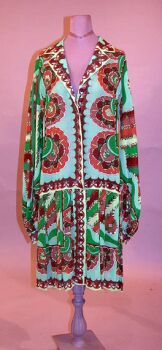 Lot image - Pucci Chiffon Chemise Dress