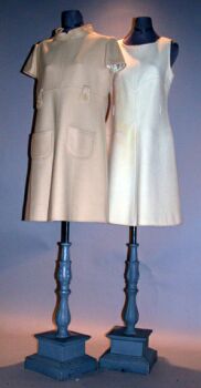 Lot image - Two Courreges A-Line Dresses