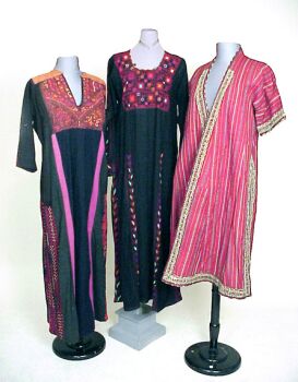 Lot image - Three Embroidered Ethnic Dresses