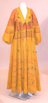 Lot image - Zandra Rhodes Circular Coat Butterfly