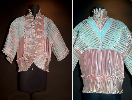 Lot image - Zandra Rhodes Pleated Jacket