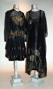 Lot image - Two Zandra Rhodes Black Dresses