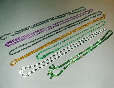 Lot image - Group of Seven Sparking Necklaces