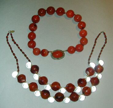 Lot image - Two Large Bead Necklaces
