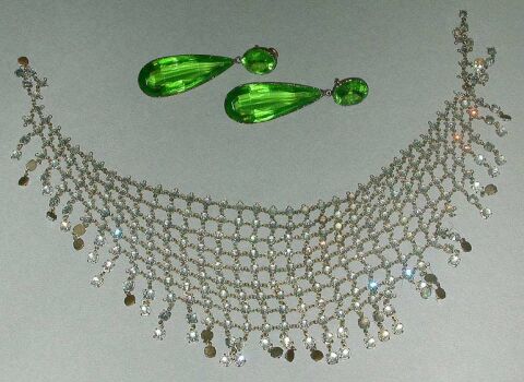 Lot image - Two Pieces Art Deco Jewelry