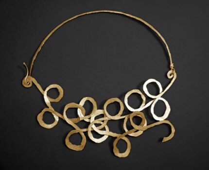 Lot image - Alexander Calder Brass Necklace
