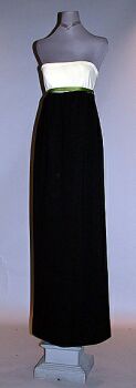 Lot image - Rudi Gernreich Knit Empire Evening Dress