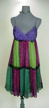 Lot image - George Halley Baby Doll Dress