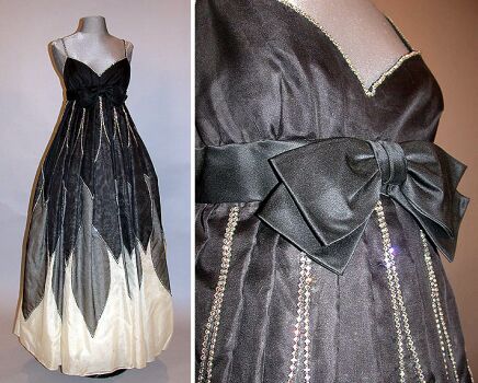 Lot image - George Halley Shadow Petal Ballgown