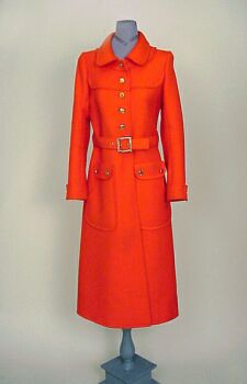 Lot image - Courreges Orange Coat
