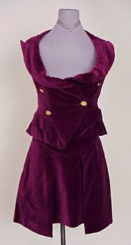 Lot image - Vivienne Westwood Purple Velvet Suit