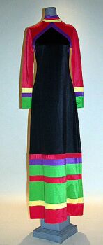 Lot image - Giorgio di SantAngelo Sport Stripe Long Dress