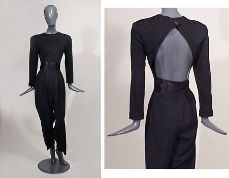 Lot image - Geoffrey Beene Evening Jumpsuit