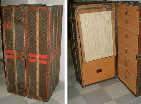 Lot image - Louis Vuitton Wardrobe Trunk