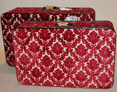 Lot image - Set of Cut Velvet Luggage