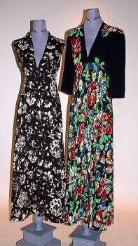 Lot image - Two Linda Kinoshita Long Dresses