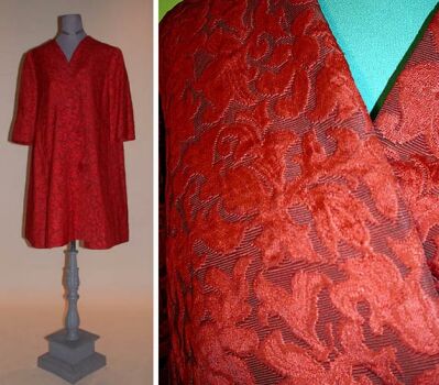 Lot image - Linda Kinoshita Russet Evening Coat