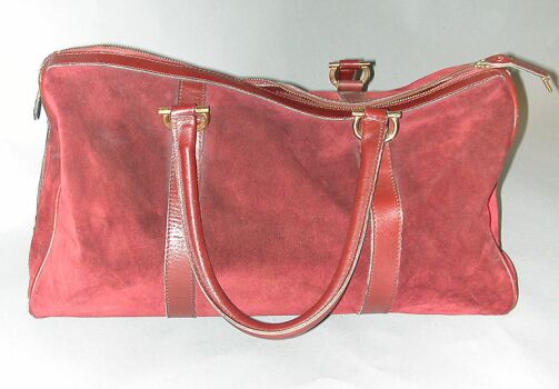 Lot image - Cartier Suede Carry Bag