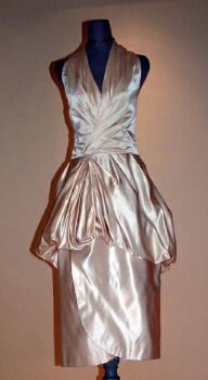 Lot image - Ceil Chapman Poof Cocktail Dress