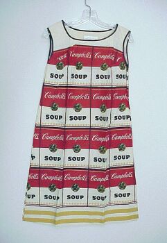 Lot image - Campbells Soup Paper Dress