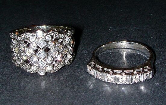 Lot image - Two Diamond Rings