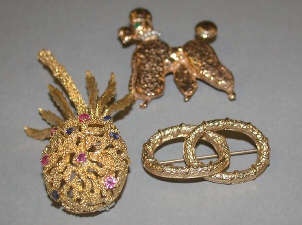 Lot image - Three Gold Pins