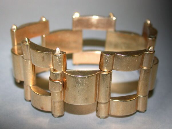 Lot image - Retro Gold Link Bracelet