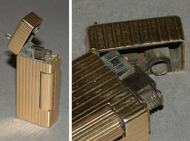 Lot image - Gold Cigarette Lighter