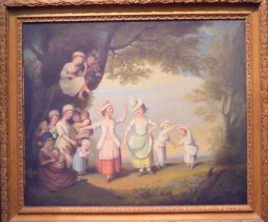 Lot image - After Francis Wheatley CHILDREN DANCING IN A LANDSCAPE