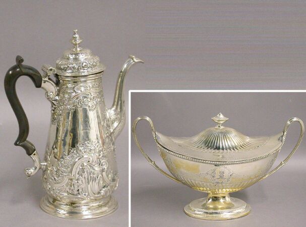 Lot image - George III Silver Covered Tureen