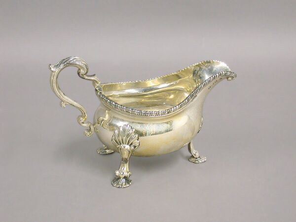 Lot image - George II Silver Sauceboat