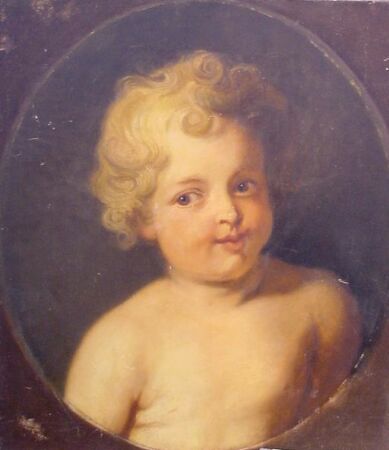 Lot image - Manner of Sir Peter Paul Rubens BUST OF A CHILD