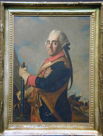Lot image - After Jean Etienne Liotard PORTRAIT OF THE MARQUIS DE SAXE