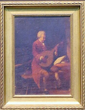Lot image - Dutch School 18th Century MAN PLAYING GUITAR