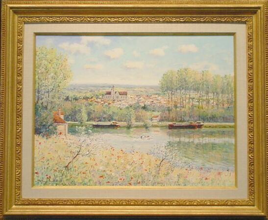 Lot image - Yetuart Kaprielian b.1959 FORET SUR LOING