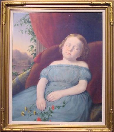 Lot image - American/British School 19th Century SWEET DREAMS