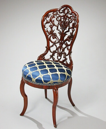 Lot image - Rococo Revival Rosewood Childs Chair