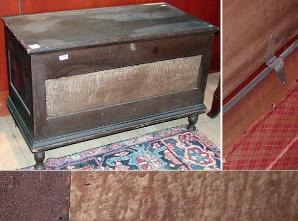 Lot image - Grain Painted Blanket Chest