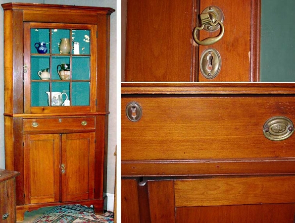 Lot image - Maple Corner Cabinet