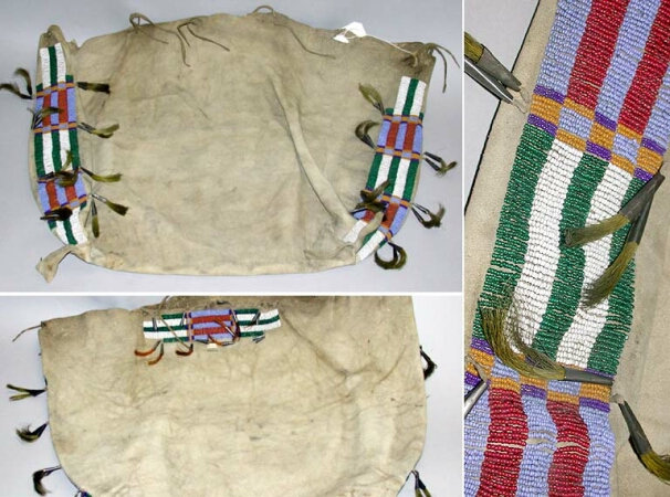 Lot image - Plains Hide Tepee Bag